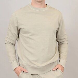 HEDGE Clay French Terry Oversized Crewneck Sweatshirt